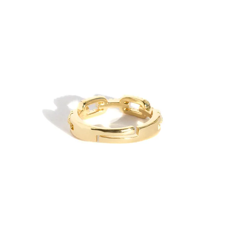 Dazzling Wide Chain Ring - ONLY 1 LEFT!