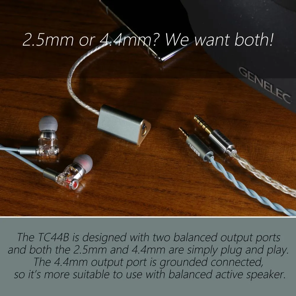 DD ddHiFi TC44B USB-C TypeC to 2.5mm/4.4mm Balanced DAC & Amplifier