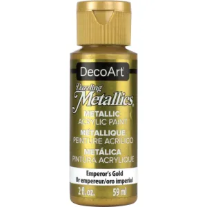 Deco Art - Dazzling Metallics Acrylic Paint 2oz - Emperor's Gold