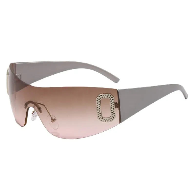 Designers Luxury Brand Women's For Outdoor Fashion Y2K Travel Sunglasses