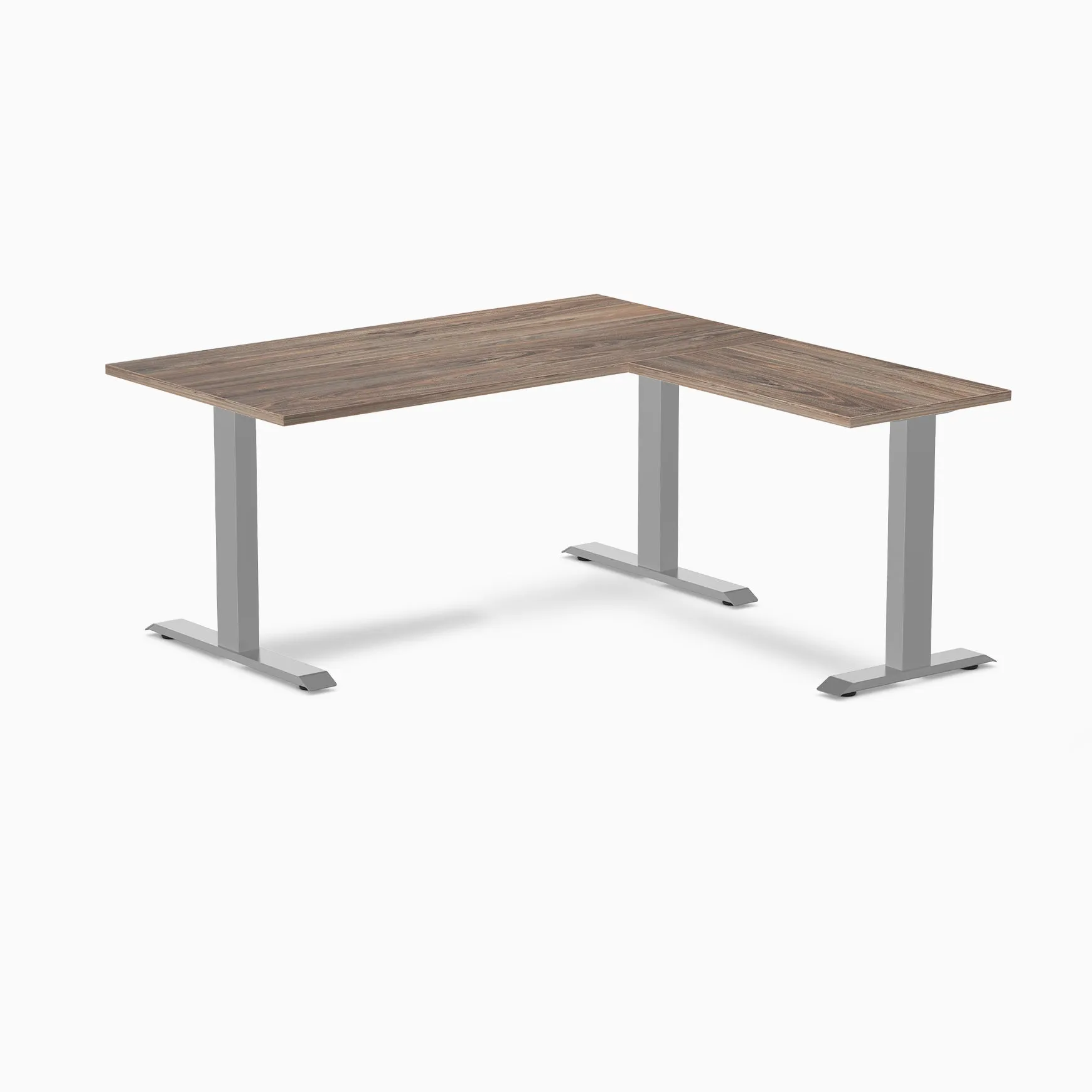 Desky Zero Melamine L-Shape Office Desk