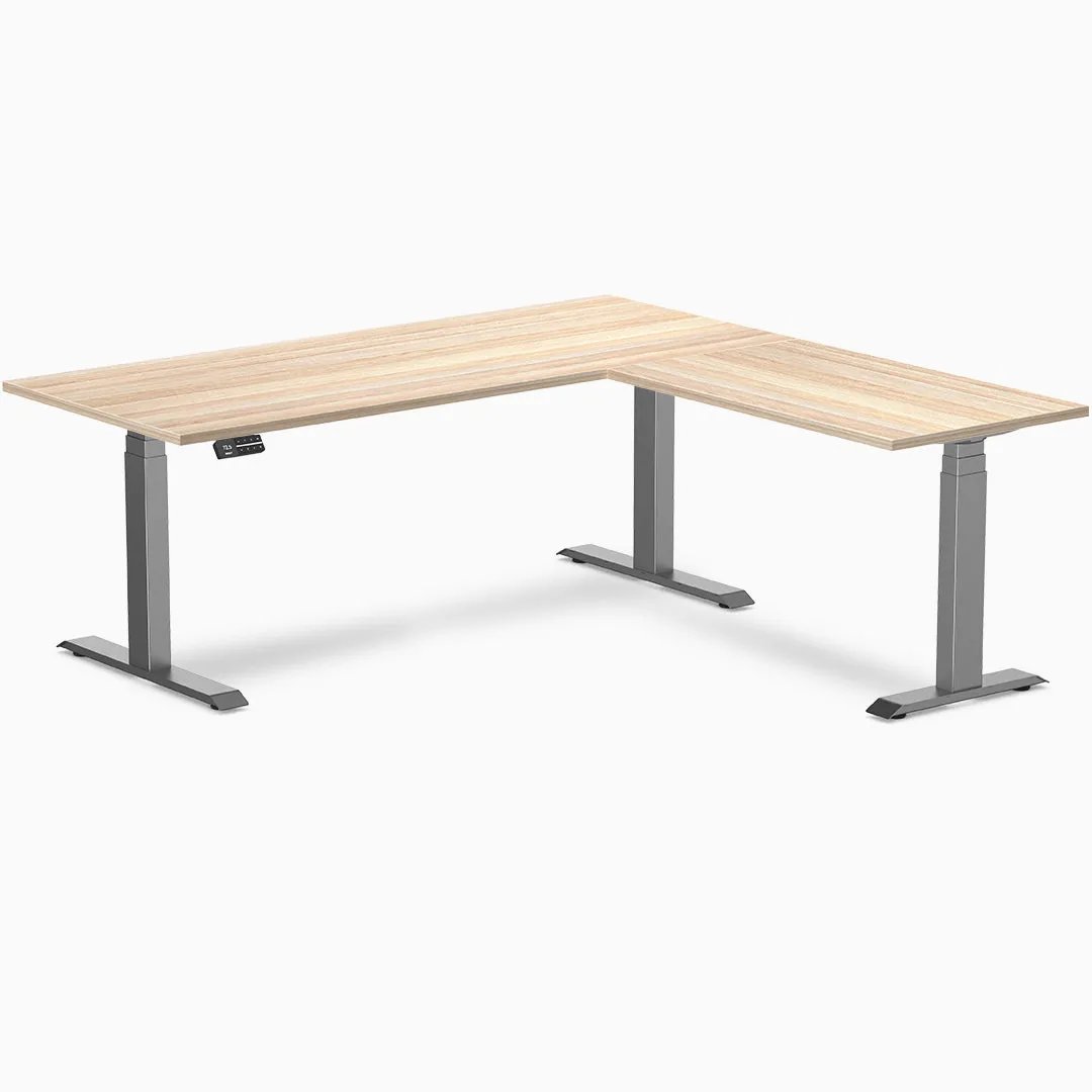 Desky Zero Melamine L-Shape Office Desk