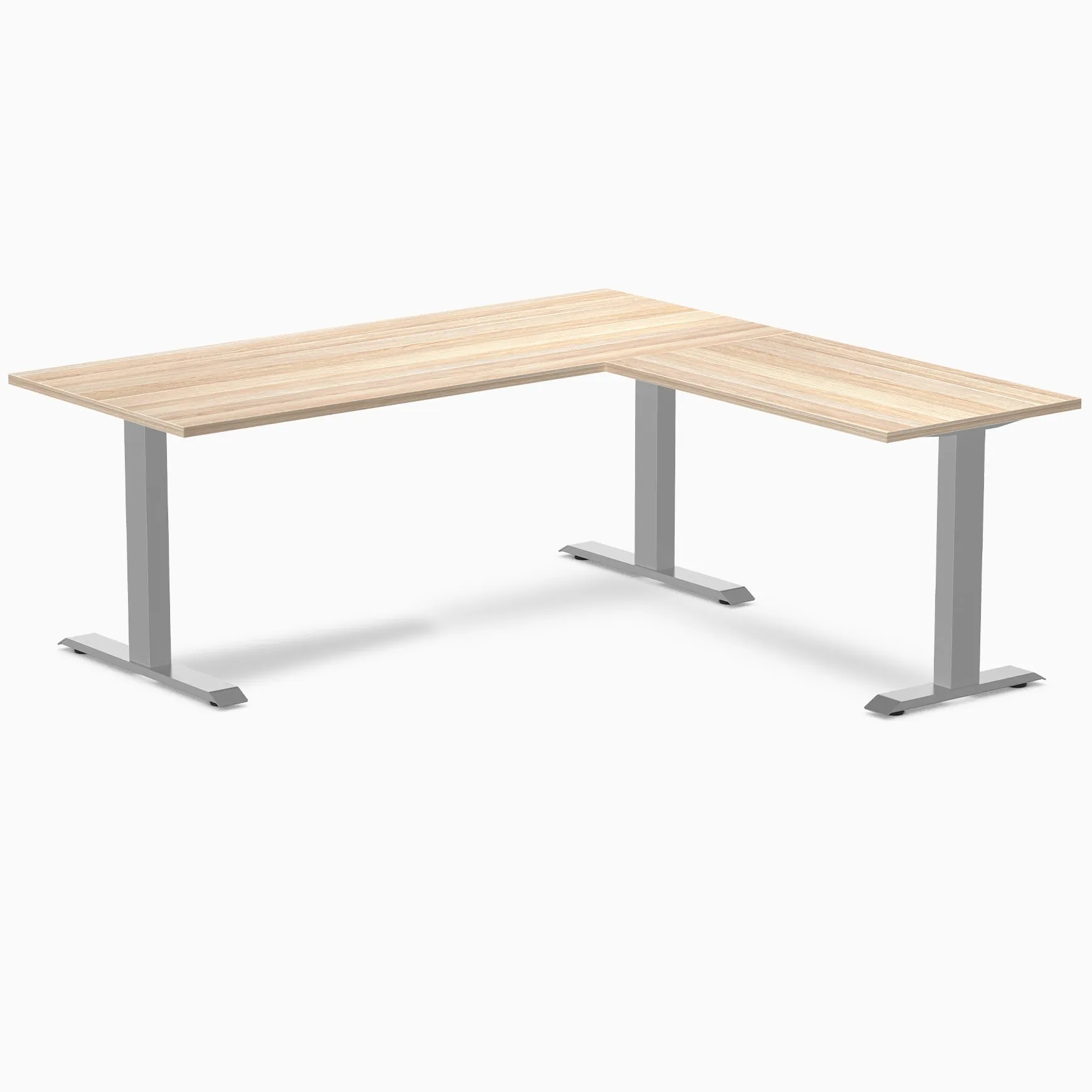 Desky Zero Melamine L-Shape Office Desk