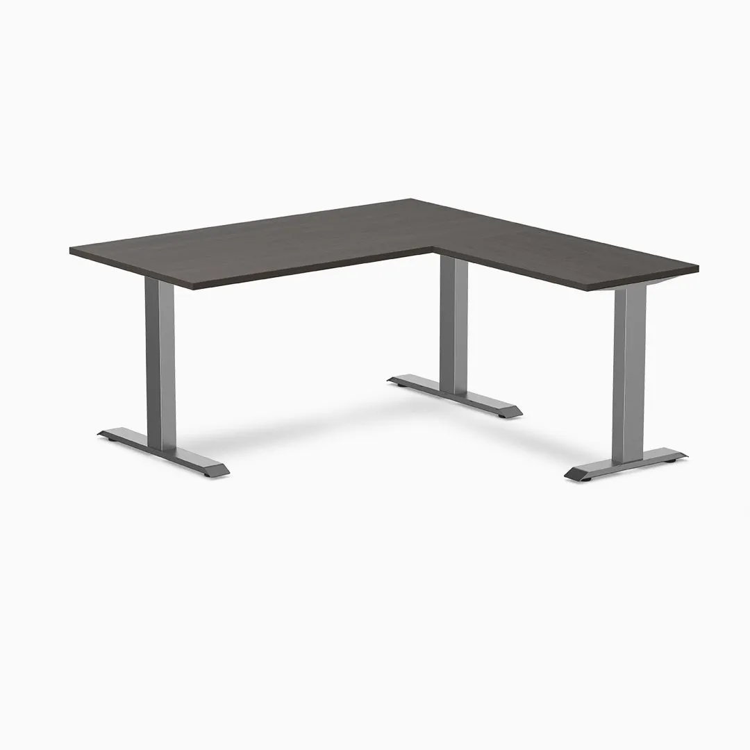 Desky Zero Melamine L-Shape Office Desk