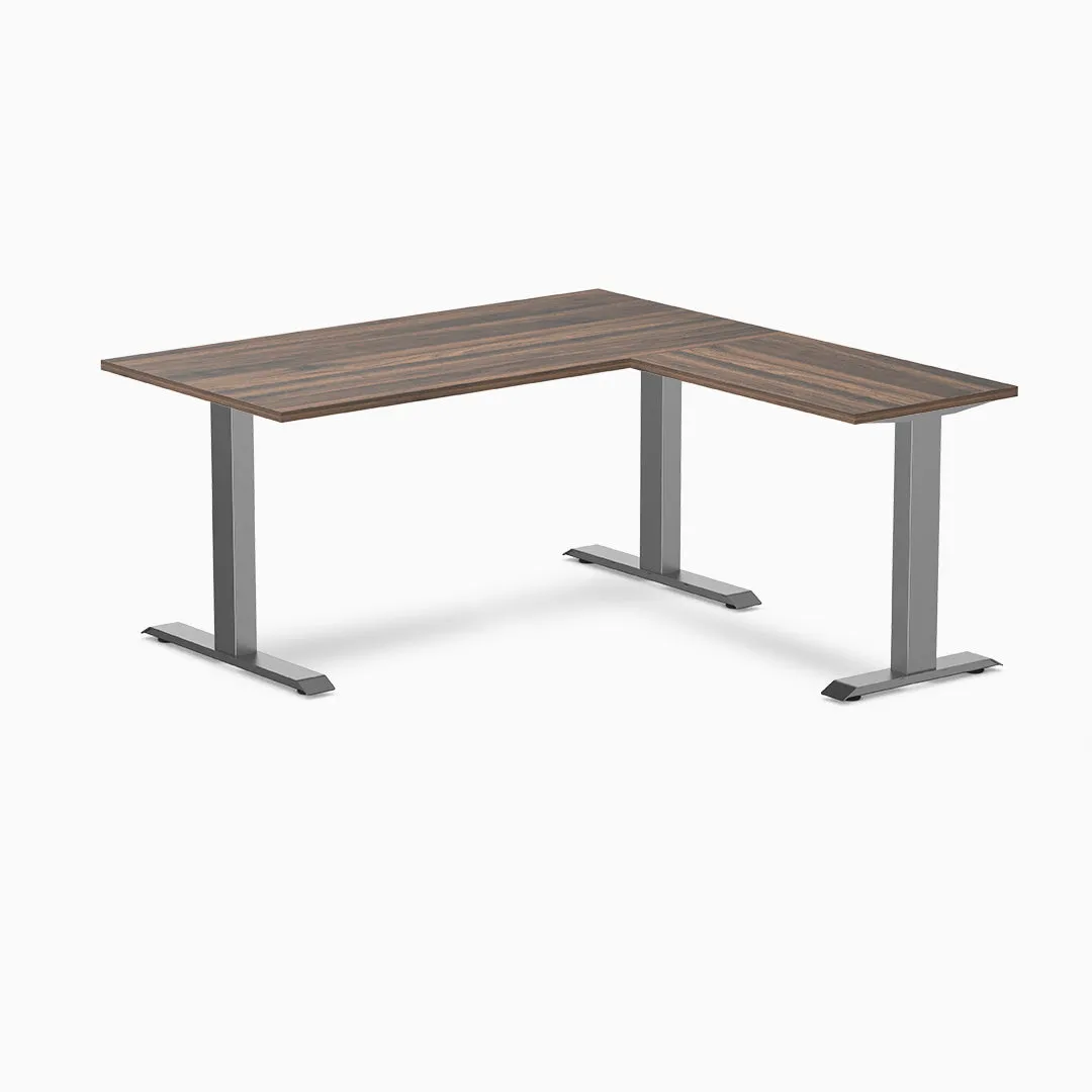 Desky Zero Melamine L-Shape Office Desk