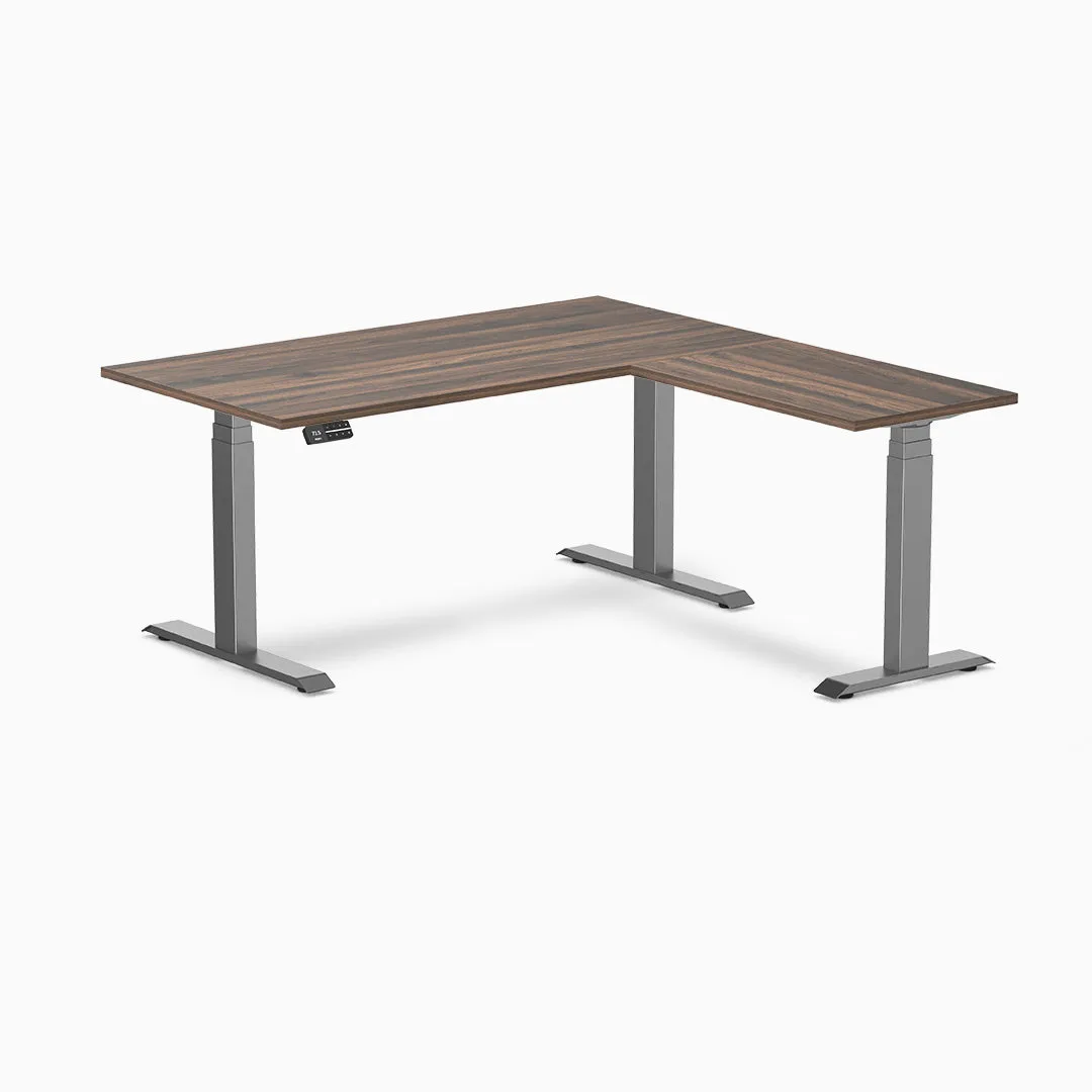 Desky Zero Melamine L-Shape Office Desk