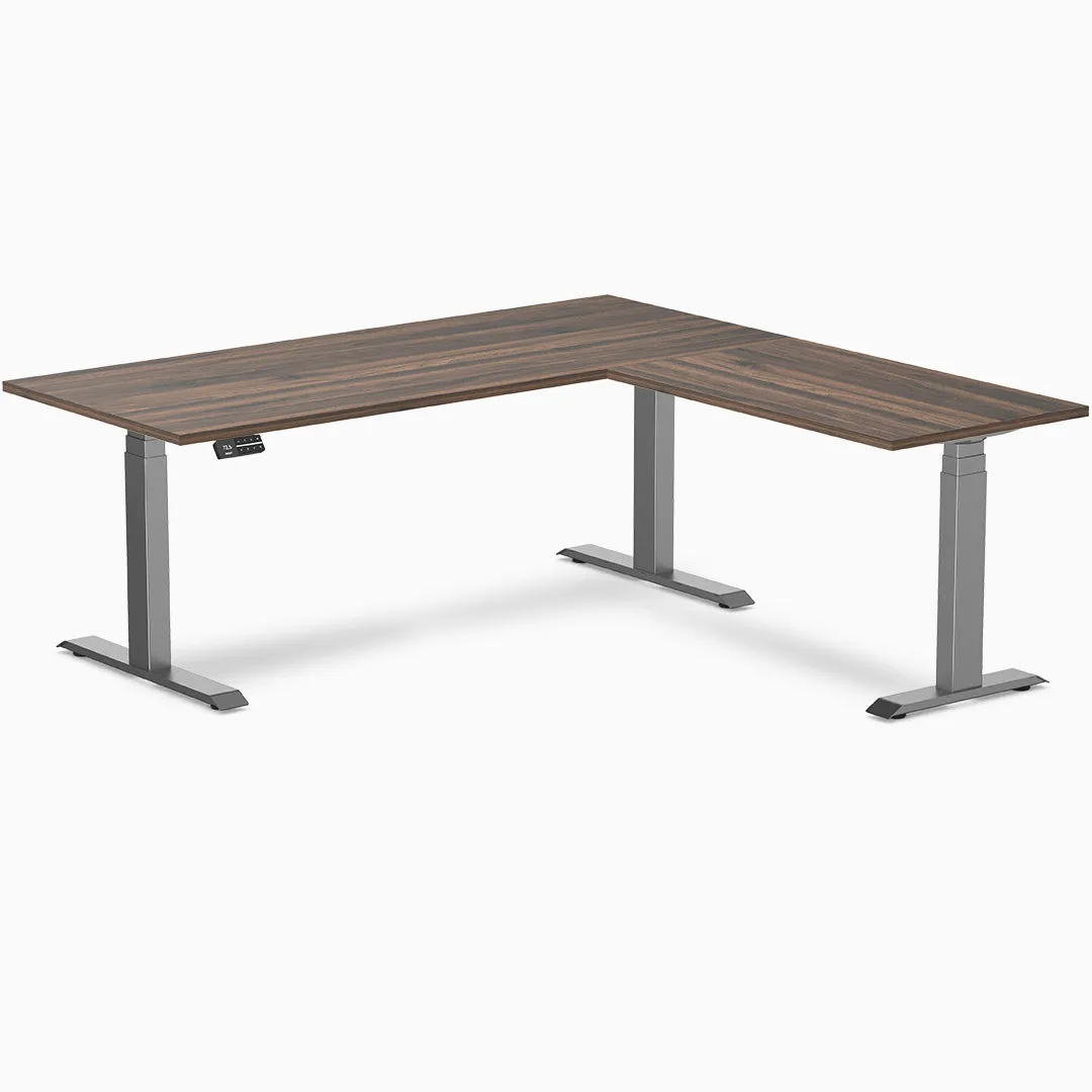 Desky Zero Melamine L-Shape Office Desk