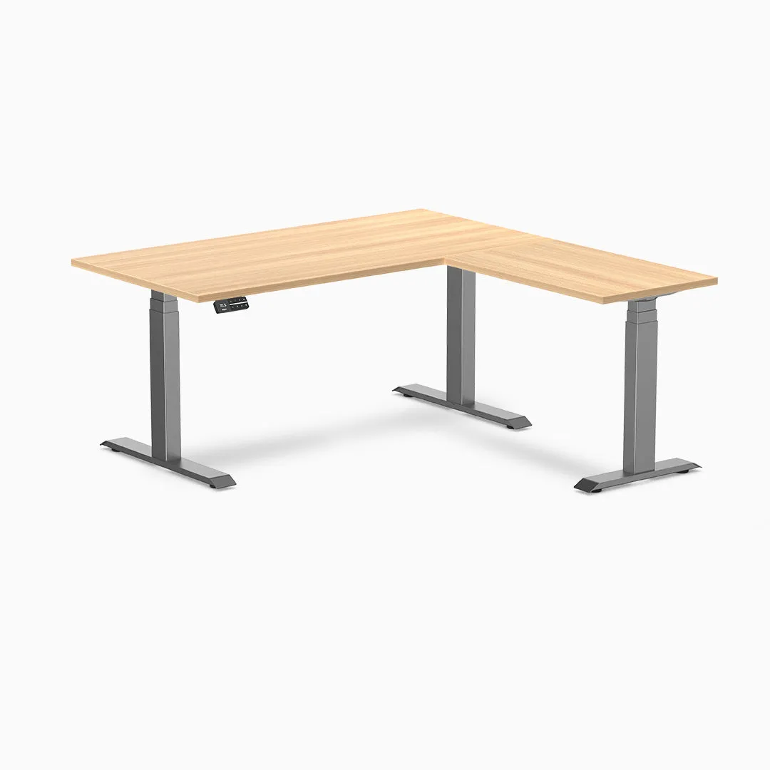 Desky Zero Melamine L-Shape Office Desk
