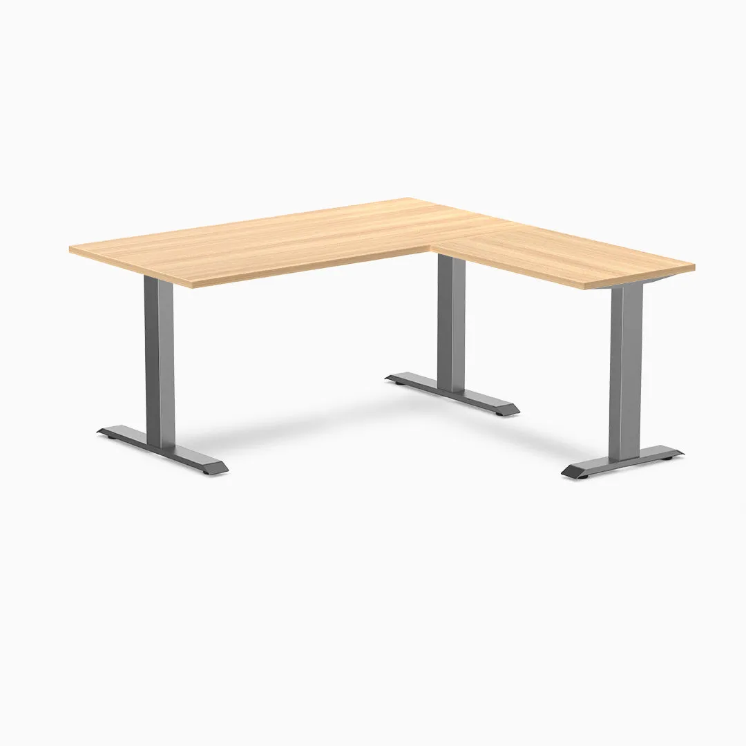 Desky Zero Melamine L-Shape Office Desk