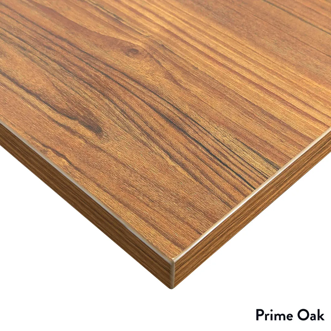 Desky Zero Melamine L-Shape Office Desk