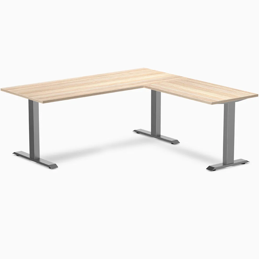 Desky Zero Melamine L-Shape Office Desk