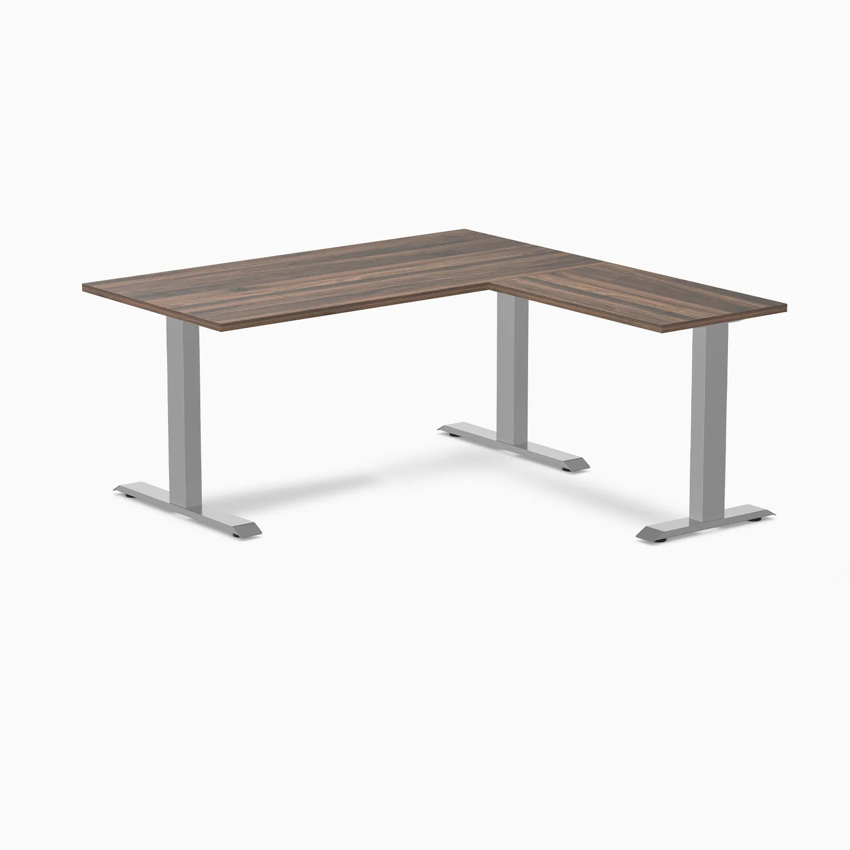 Desky Zero Melamine L-Shape Office Desk