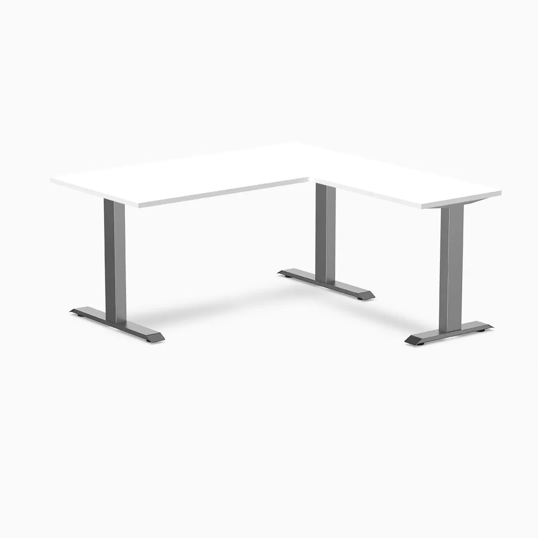 Desky Zero Melamine L-Shape Office Desk