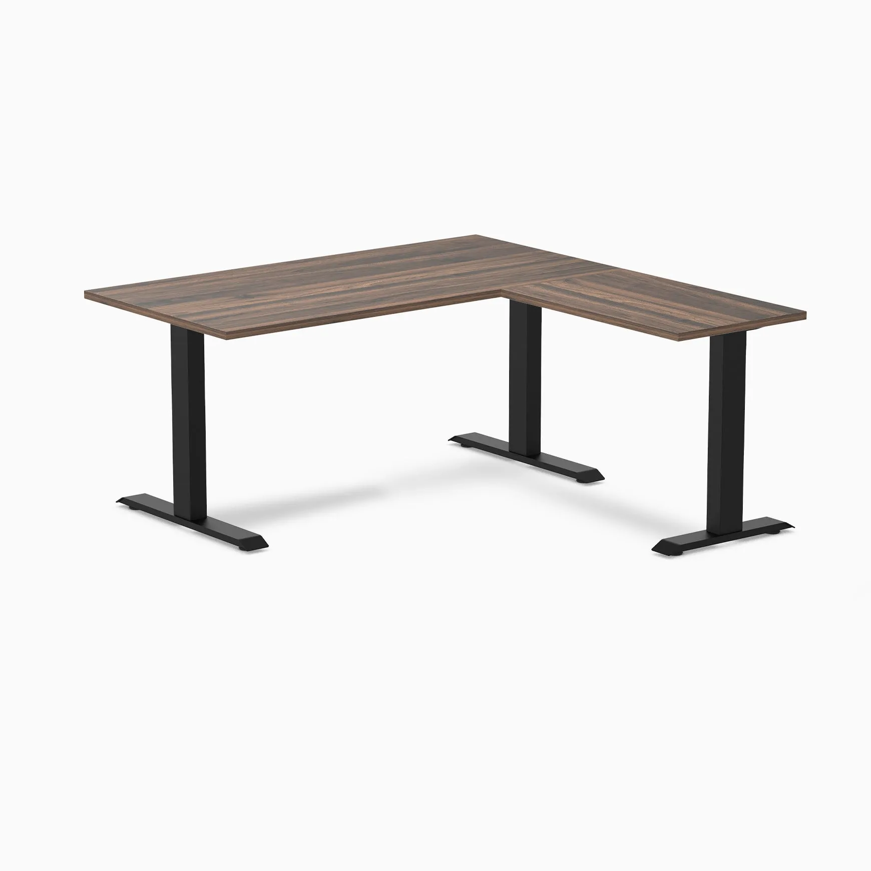 Desky Zero Melamine L-Shape Office Desk