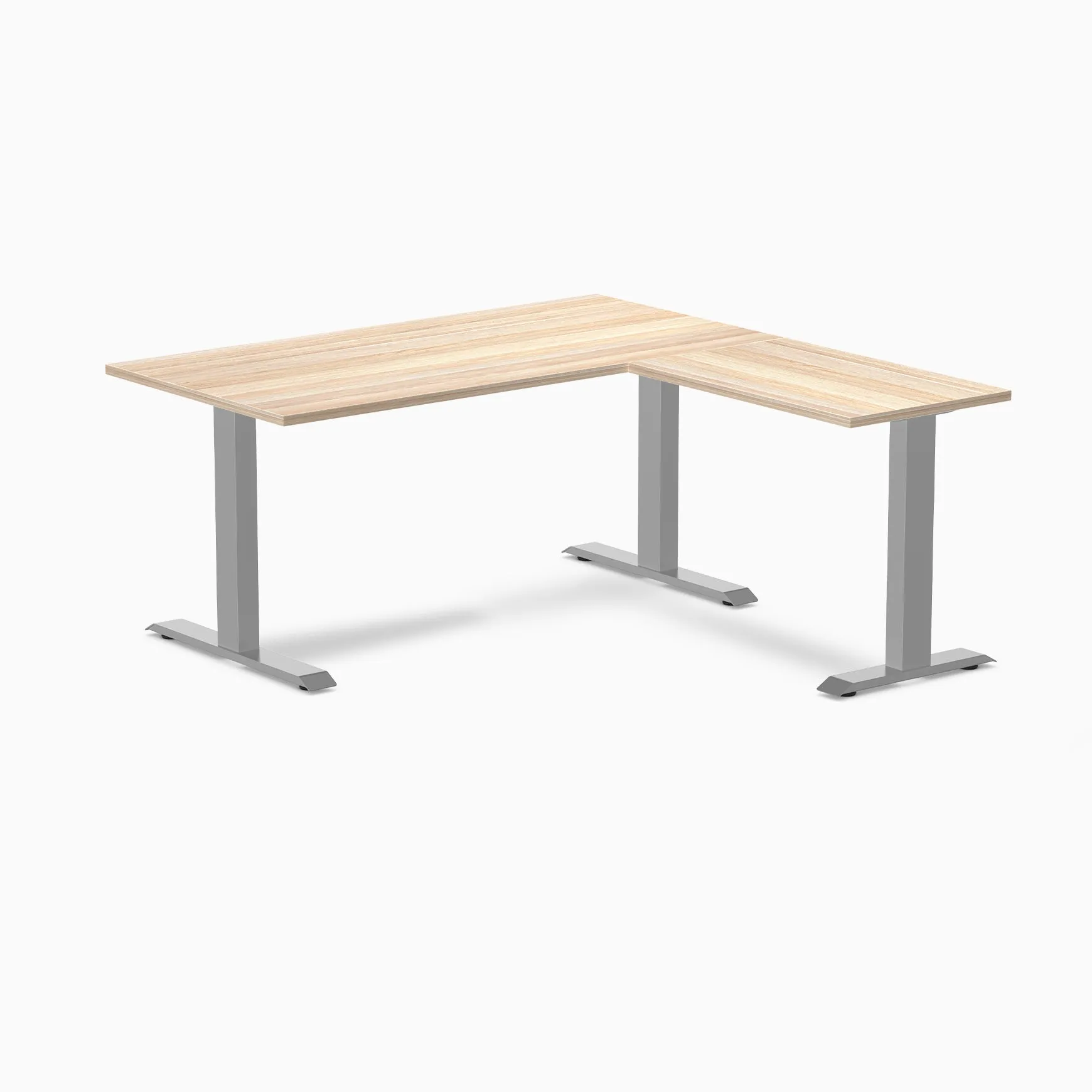 Desky Zero Melamine L-Shape Office Desk