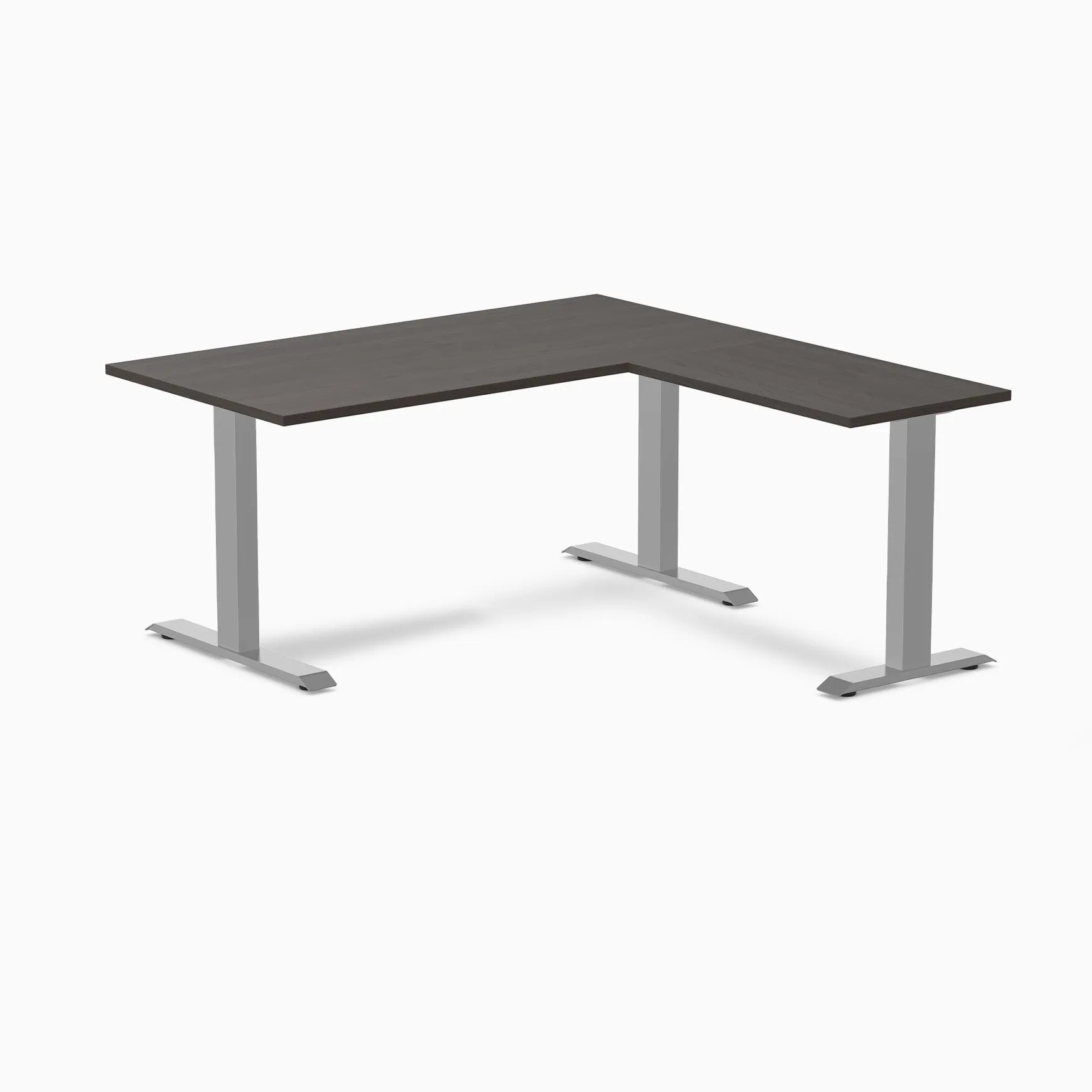 Desky Zero Melamine L-Shape Office Desk