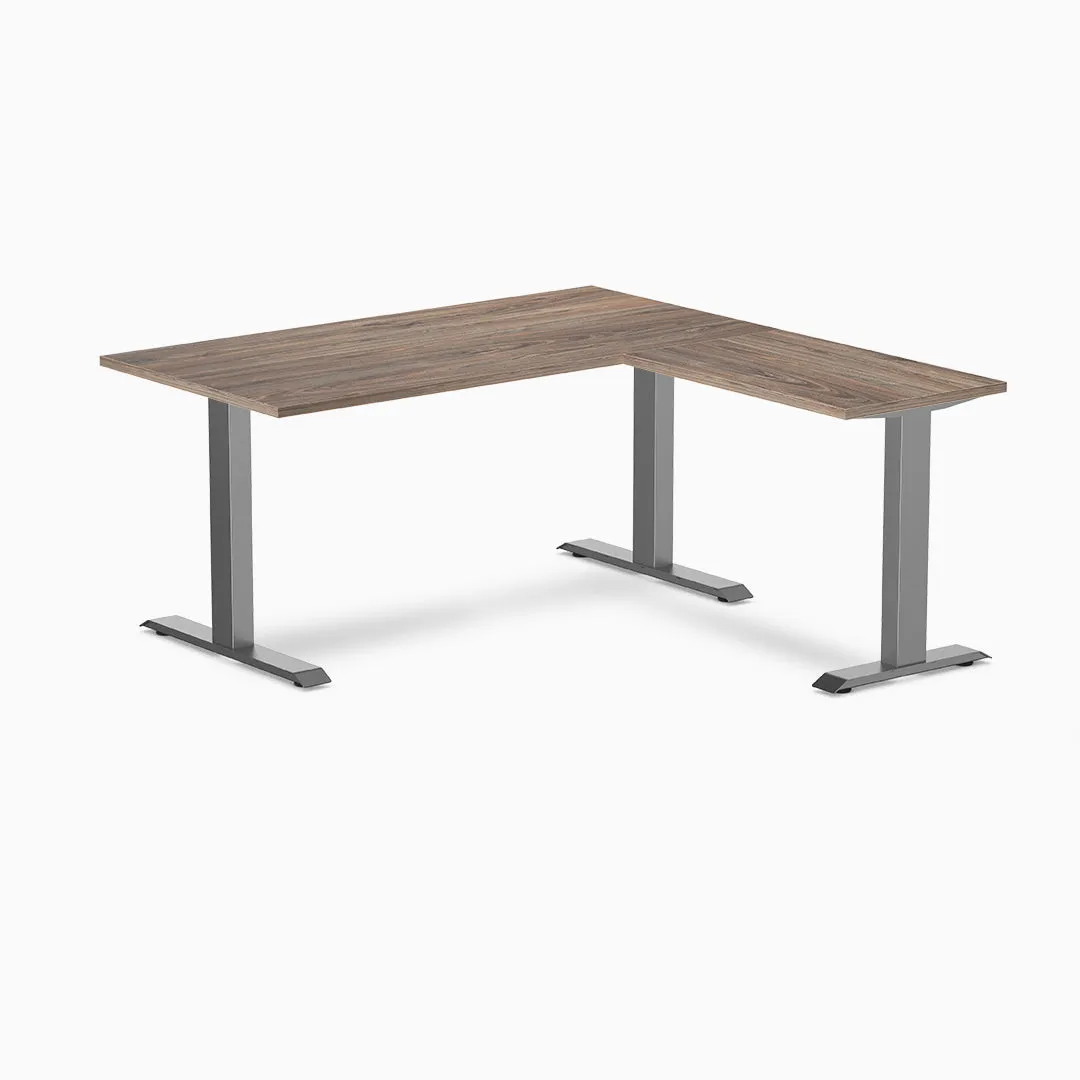 Desky Zero Melamine L-Shape Office Desk