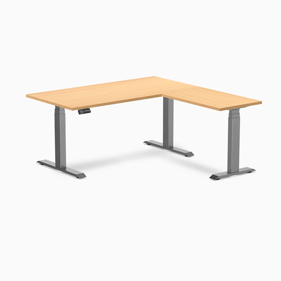Desky Zero Melamine L-Shape Office Desk
