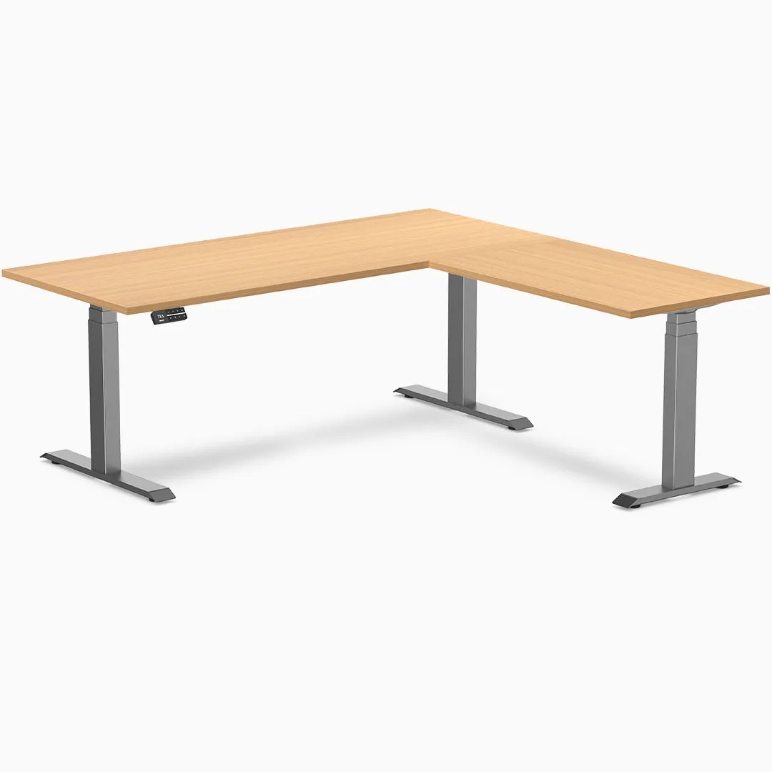 Desky Zero Melamine L-Shape Office Desk