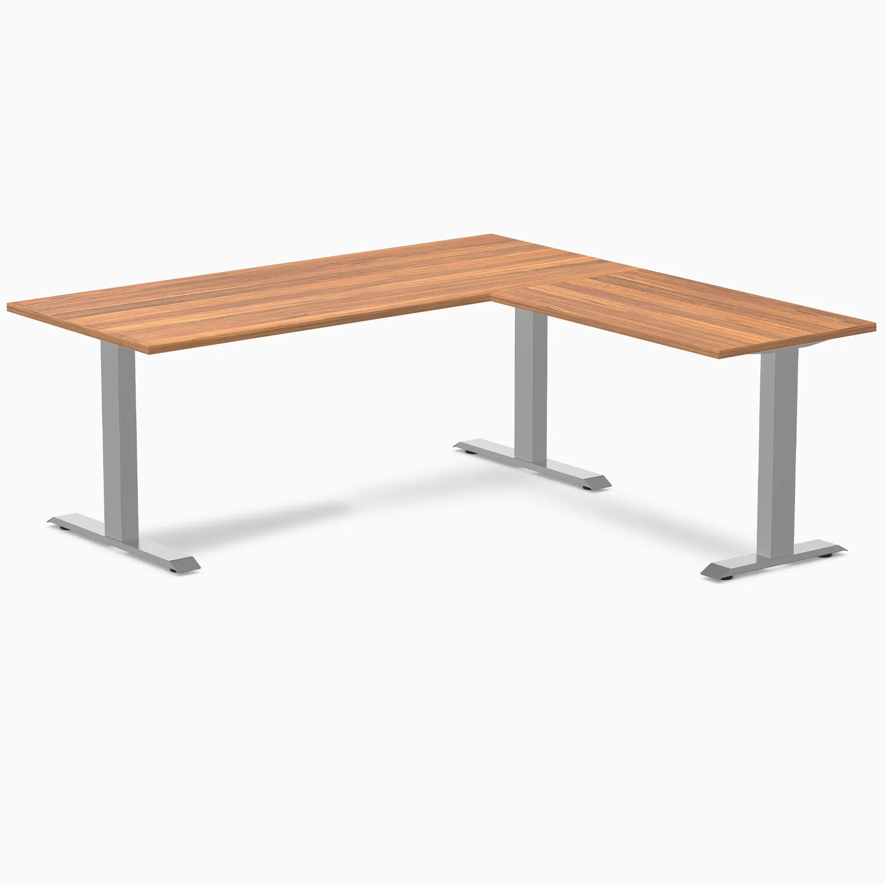 Desky Zero Melamine L-Shape Office Desk