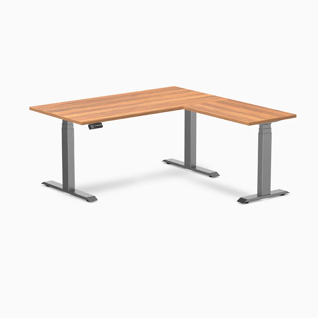 Desky Zero Melamine L-Shape Office Desk