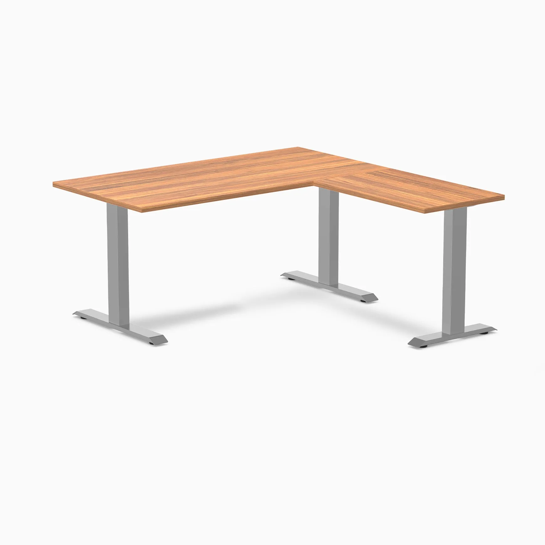Desky Zero Melamine L-Shape Office Desk