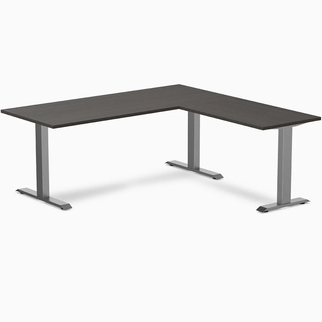 Desky Zero Melamine L-Shape Office Desk