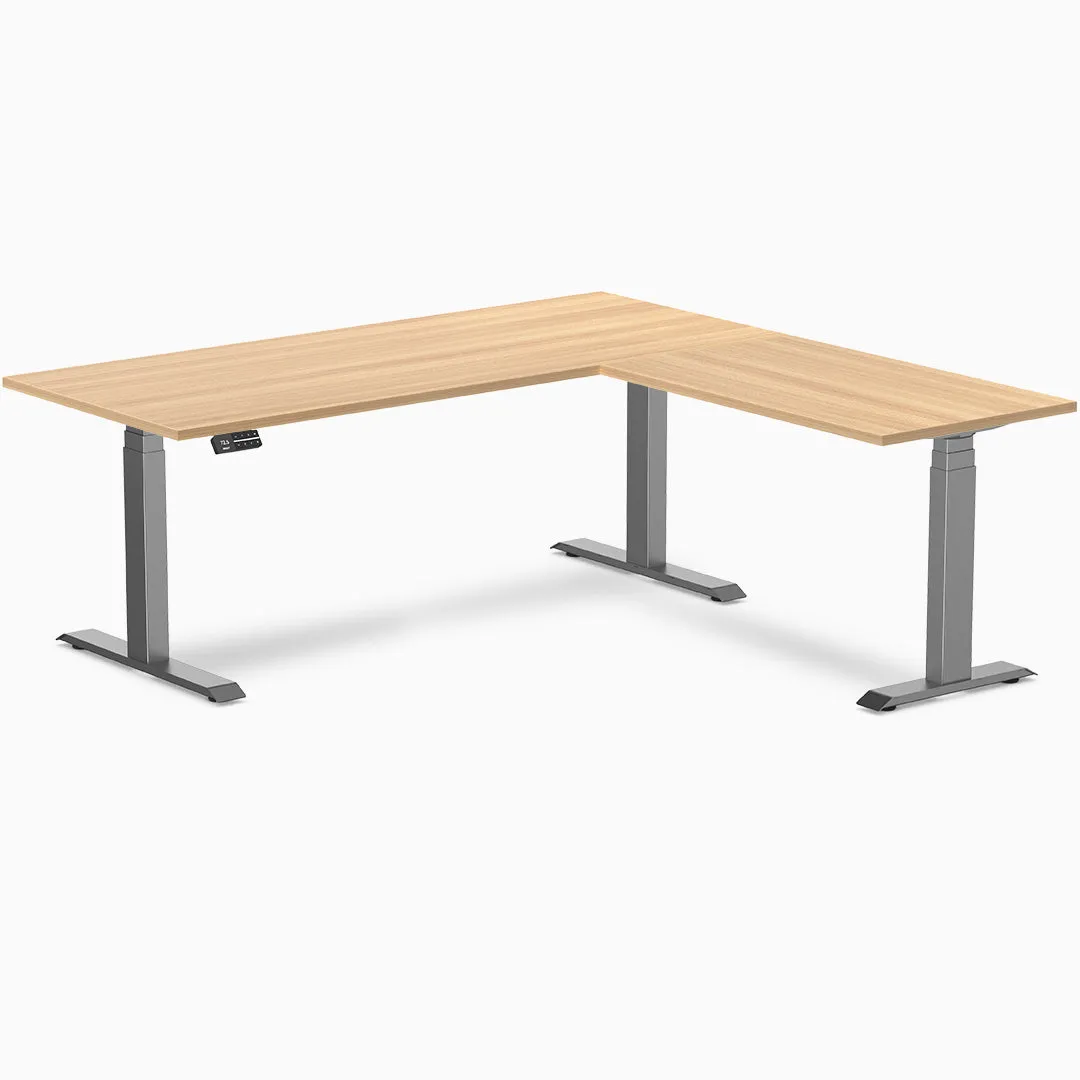 Desky Zero Melamine L-Shape Office Desk
