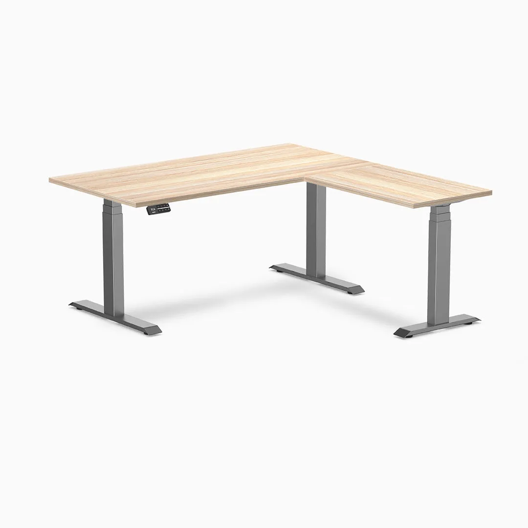 Desky Zero Melamine L-Shape Office Desk