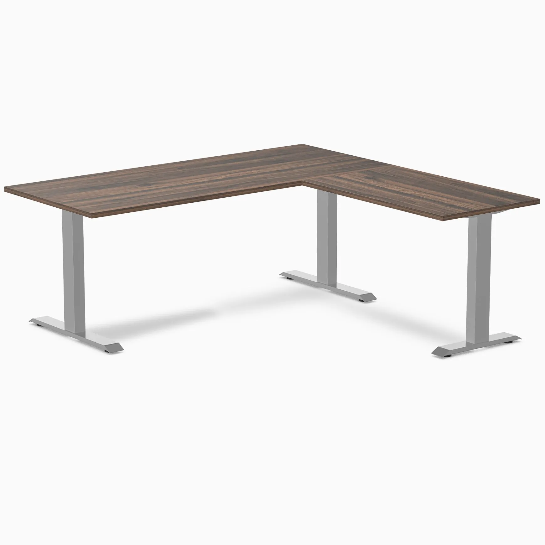 Desky Zero Melamine L-Shape Office Desk