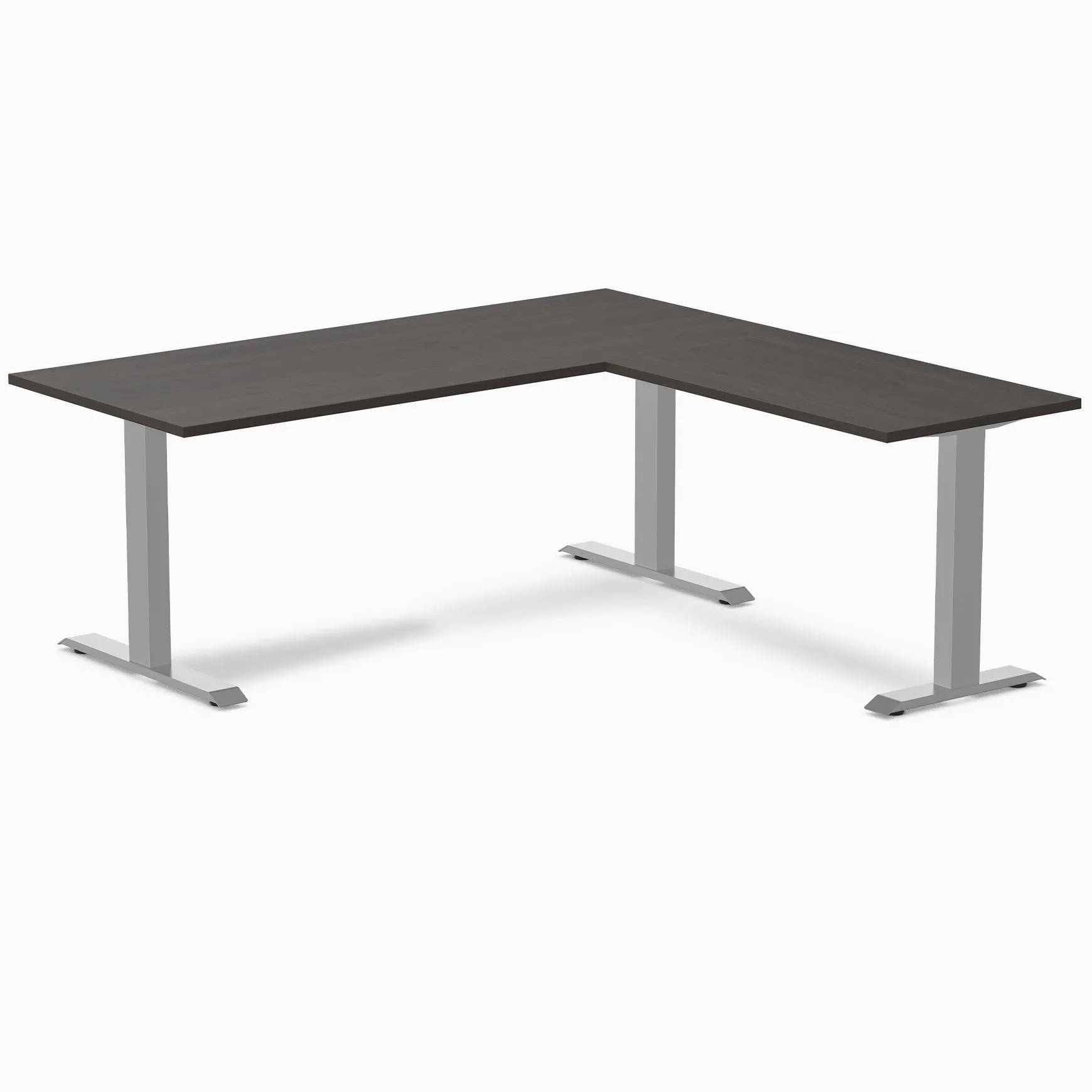 Desky Zero Melamine L-Shape Office Desk