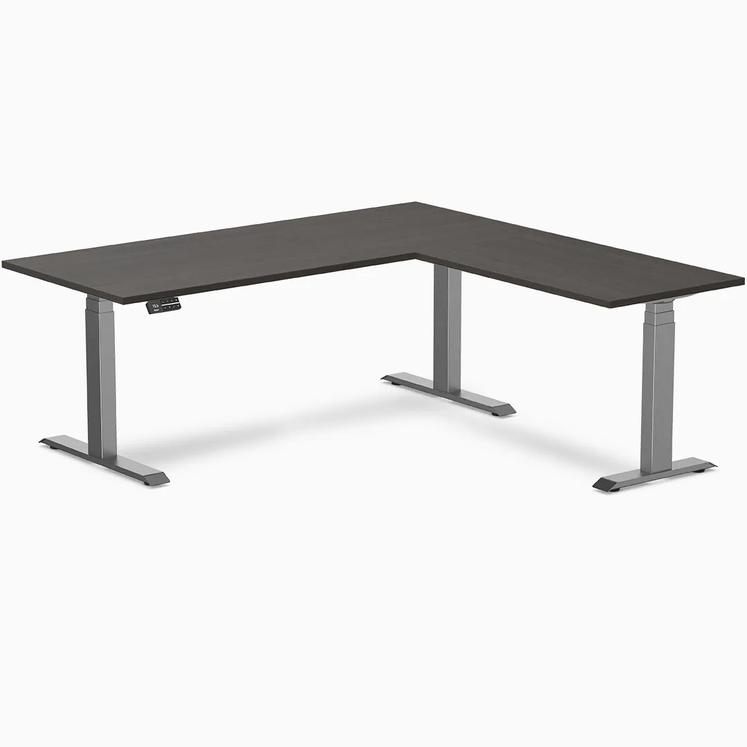 Desky Zero Melamine L-Shape Office Desk