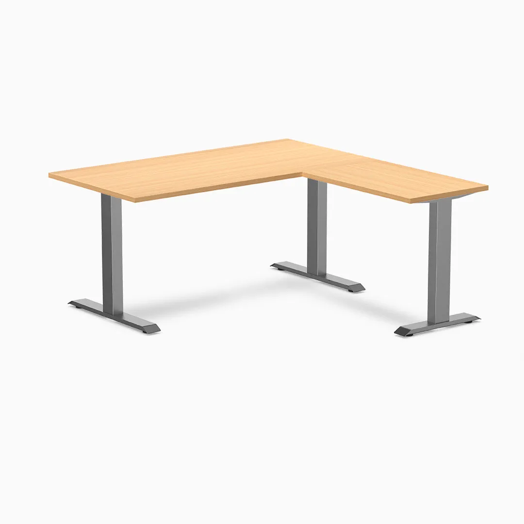 Desky Zero Melamine L-Shape Office Desk