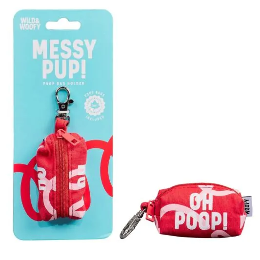 Dog Poop Bags Holder Messy Pup
