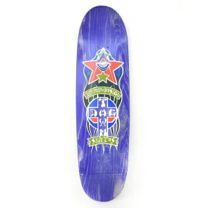 Dogtown Jim Muir Triplane Egg Skateboard Deck Purple Stain - 8.875 x 32.75