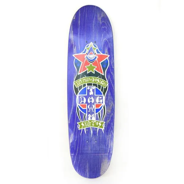 Dogtown Jim Muir Triplane Egg Skateboard Deck Purple Stain - 8.875 x 32.75