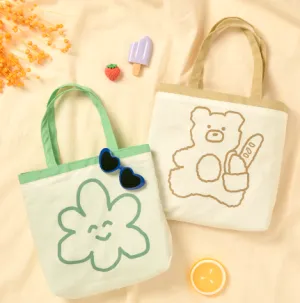 Double-sided Mini Eco Bag Brown