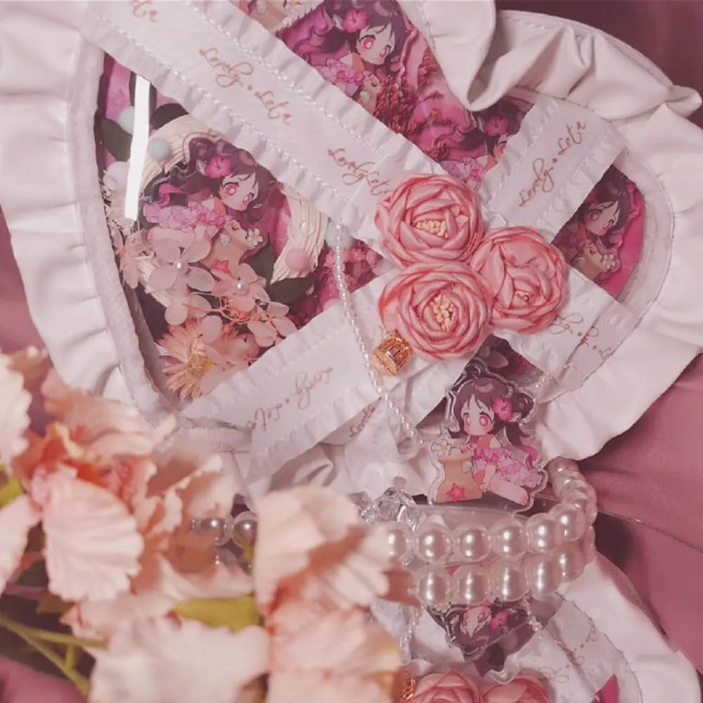 Dream Flower Gift Heart Shaped Ita Bag Gift Bag