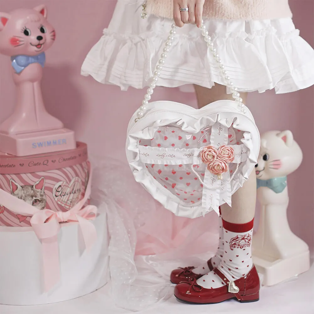 Dream Flower Gift Heart Shaped Ita Bag Gift Bag