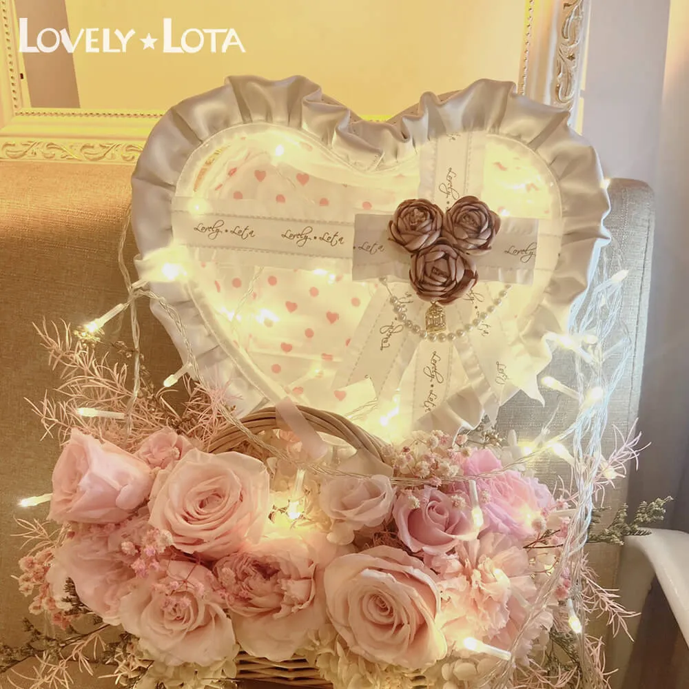 Dream Flower Gift Heart Shaped Ita Bag Gift Bag