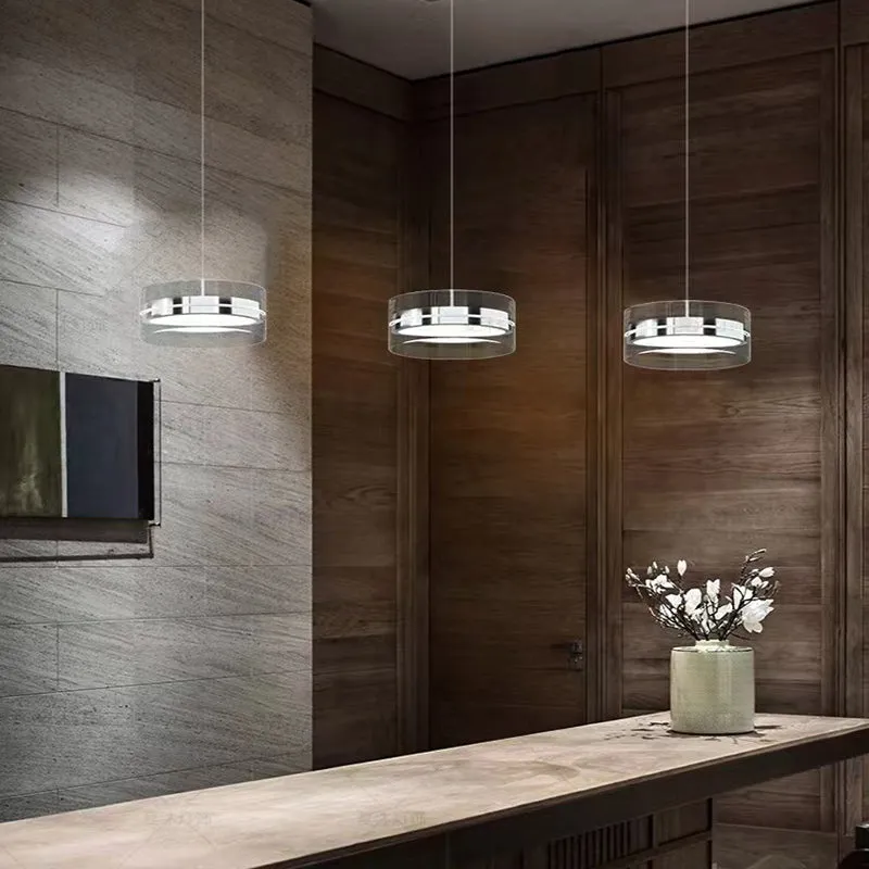 Drum-shaped Pendant Lamp