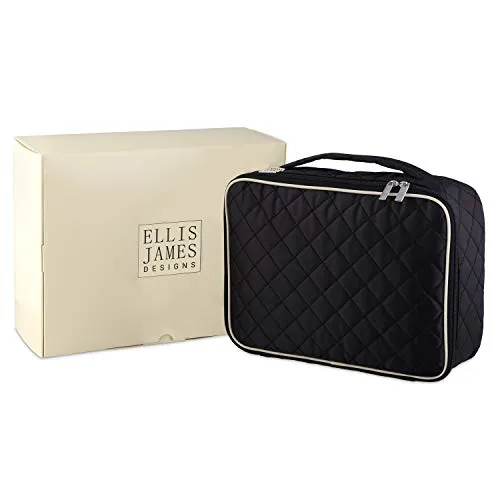 Ellis James Designs Extra Large Makeup Bag With Compartments