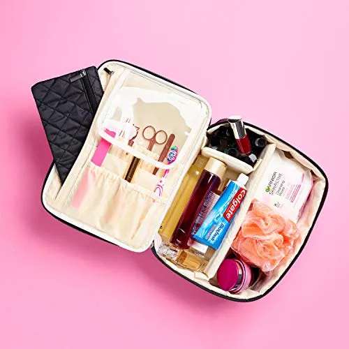 Ellis James Designs Extra Large Makeup Bag With Compartments
