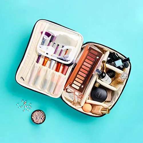 Ellis James Designs Extra Large Makeup Bag With Compartments