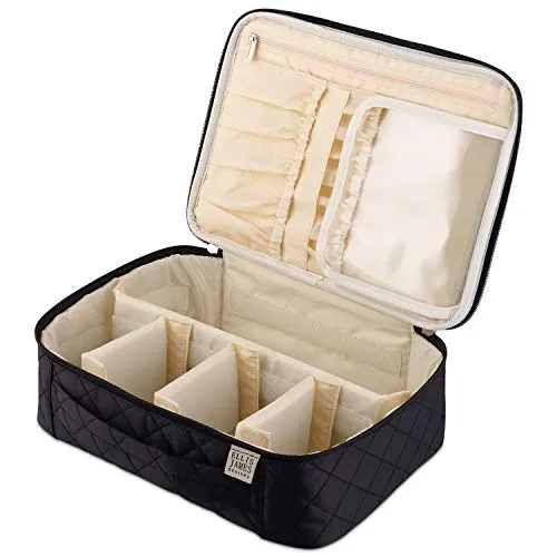 Ellis James Designs Extra Large Makeup Bag With Compartments