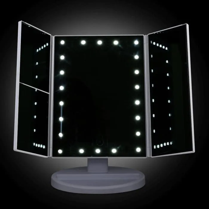 Embellir Led Tri-fold Make Up Mirror