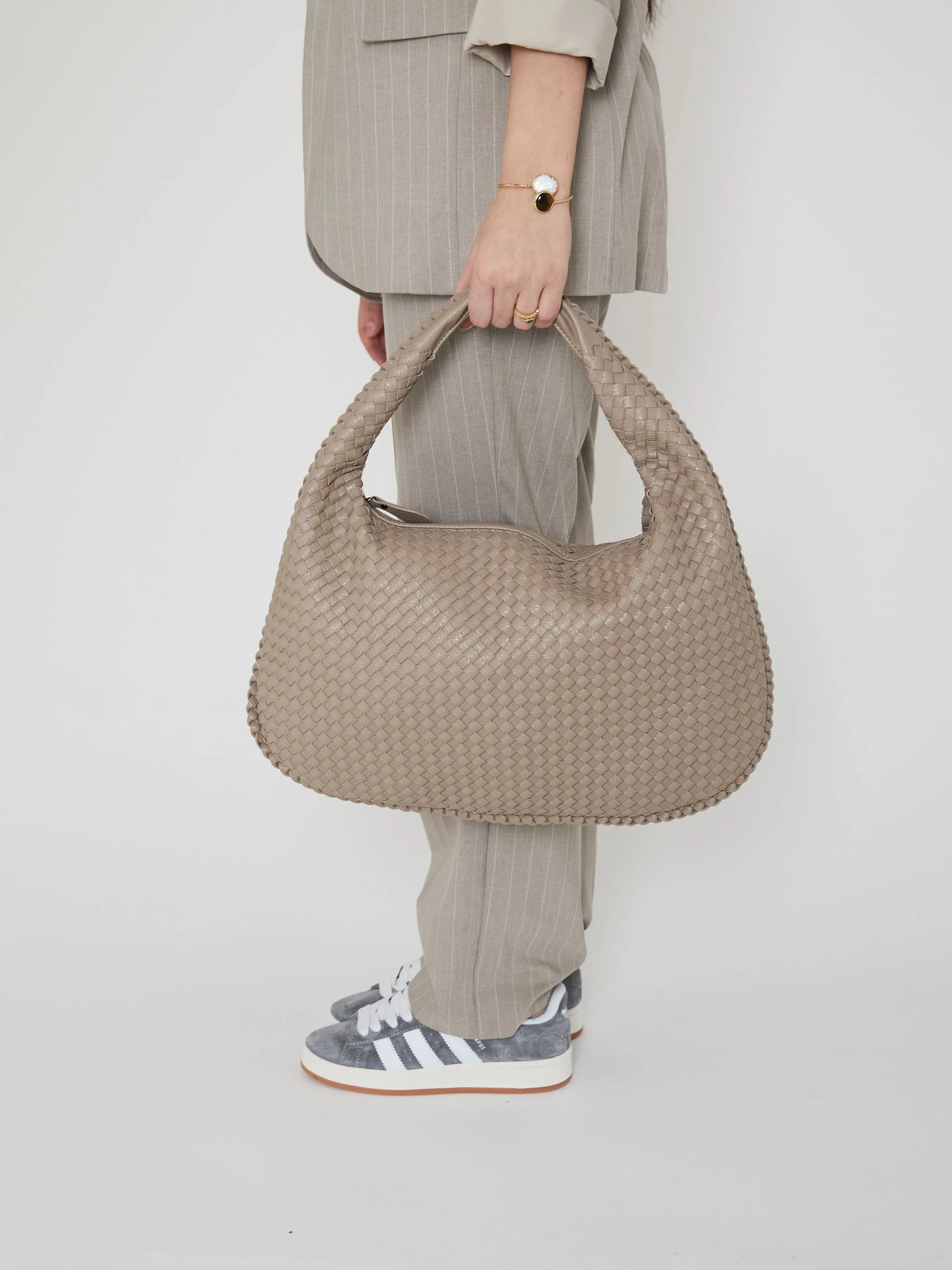 Everyday Leather Bag - KHAKI