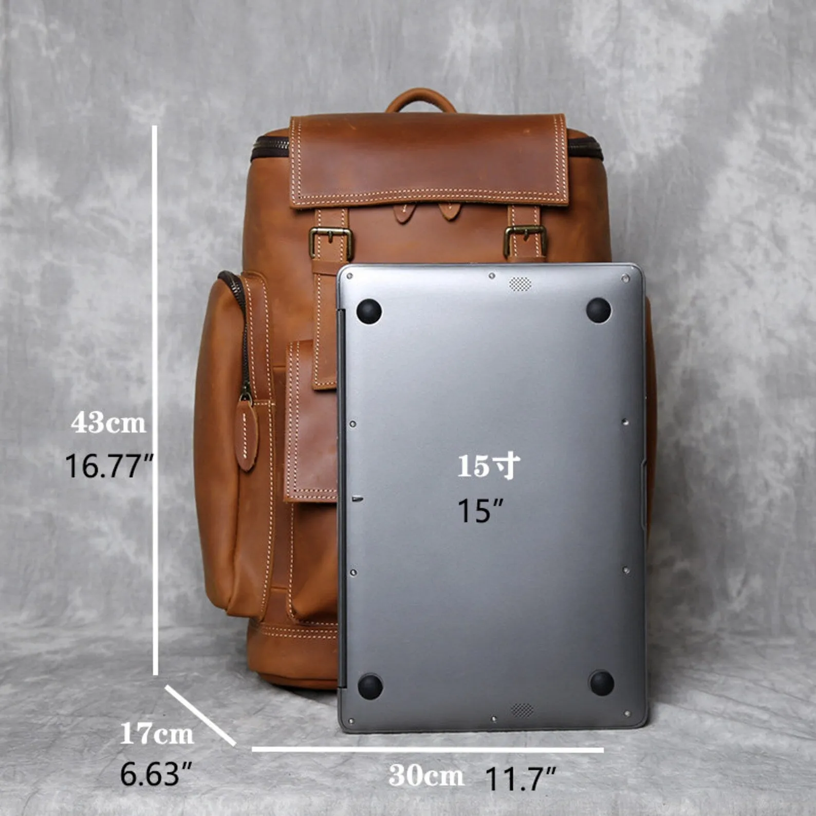 Exotic Real Leather Backpack