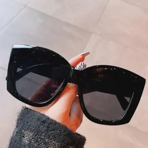 Fashion Designer Leisure Luxury Women's Brand Frame Sun Large Outdoor New Sunglasses