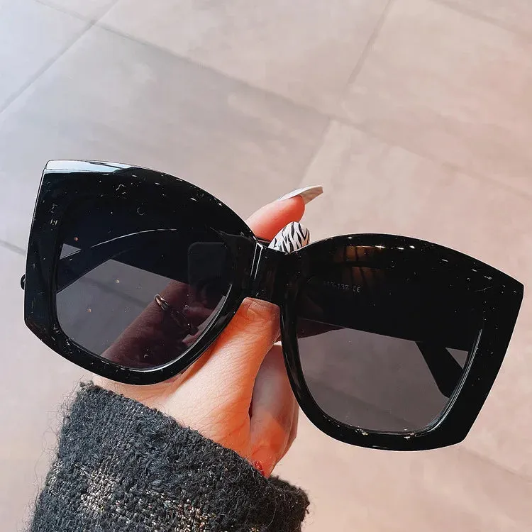 Fashion Designer Leisure Luxury Women's Brand Frame Sun Large Outdoor New Sunglasses